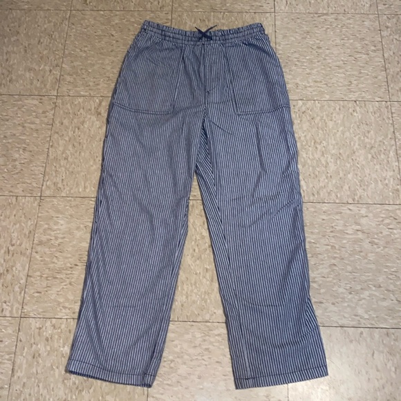 UO M/SF/T Mad Minds Misfit Men's Drawstring Pants in Navy/White Stripes Size 30 - Picture 1 of 13
